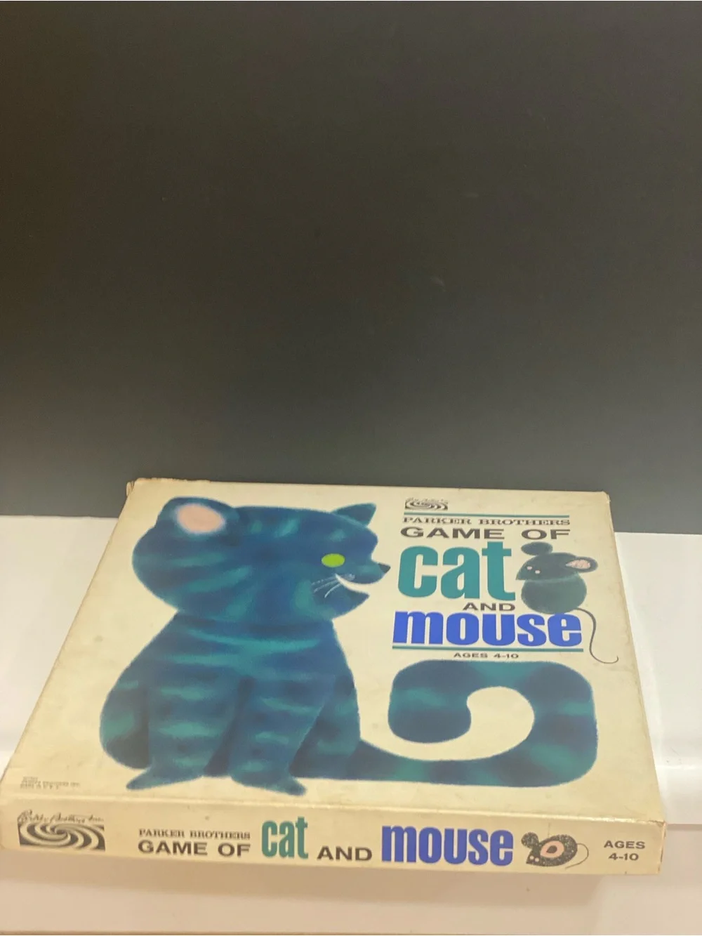 Vintage 1964 Parker Brothers Game of Cat and Mouse Board Game